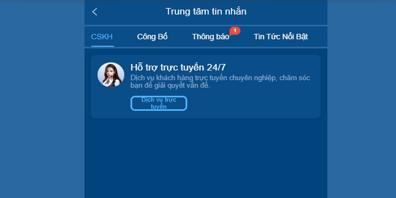 Nếu gặp vấn đề nạp tiền 58WIN hãy liên hệ đến CSKH